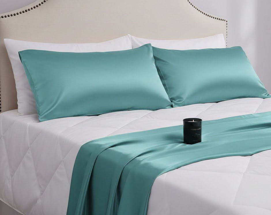 Paste Color Satin Silk Pillowcase Sanci Home page Abd03n Z7
